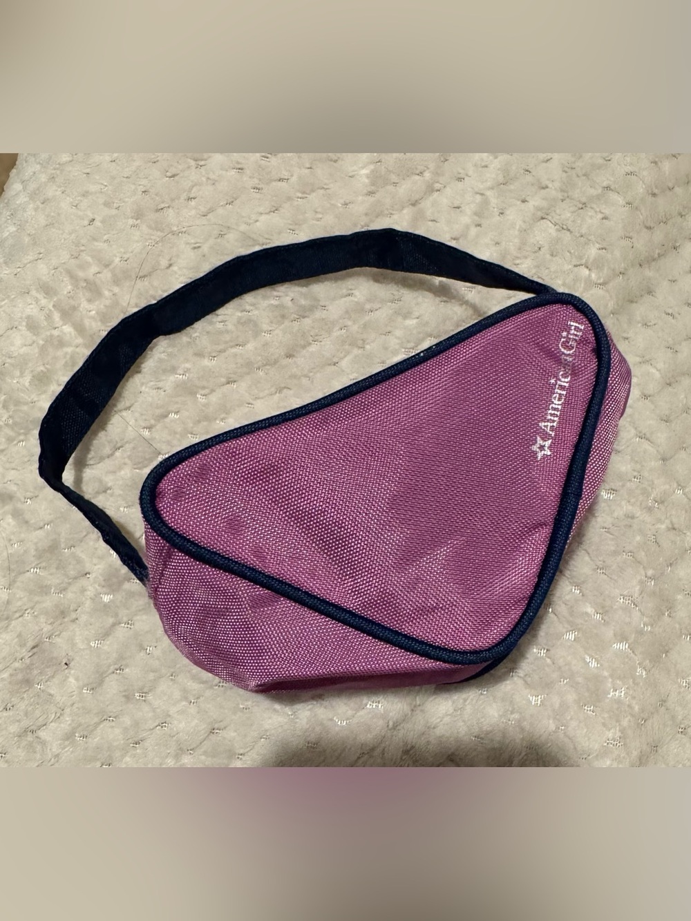 Authentic American Girl Purple Sling Bag Travel Backpack Star Logo TLC